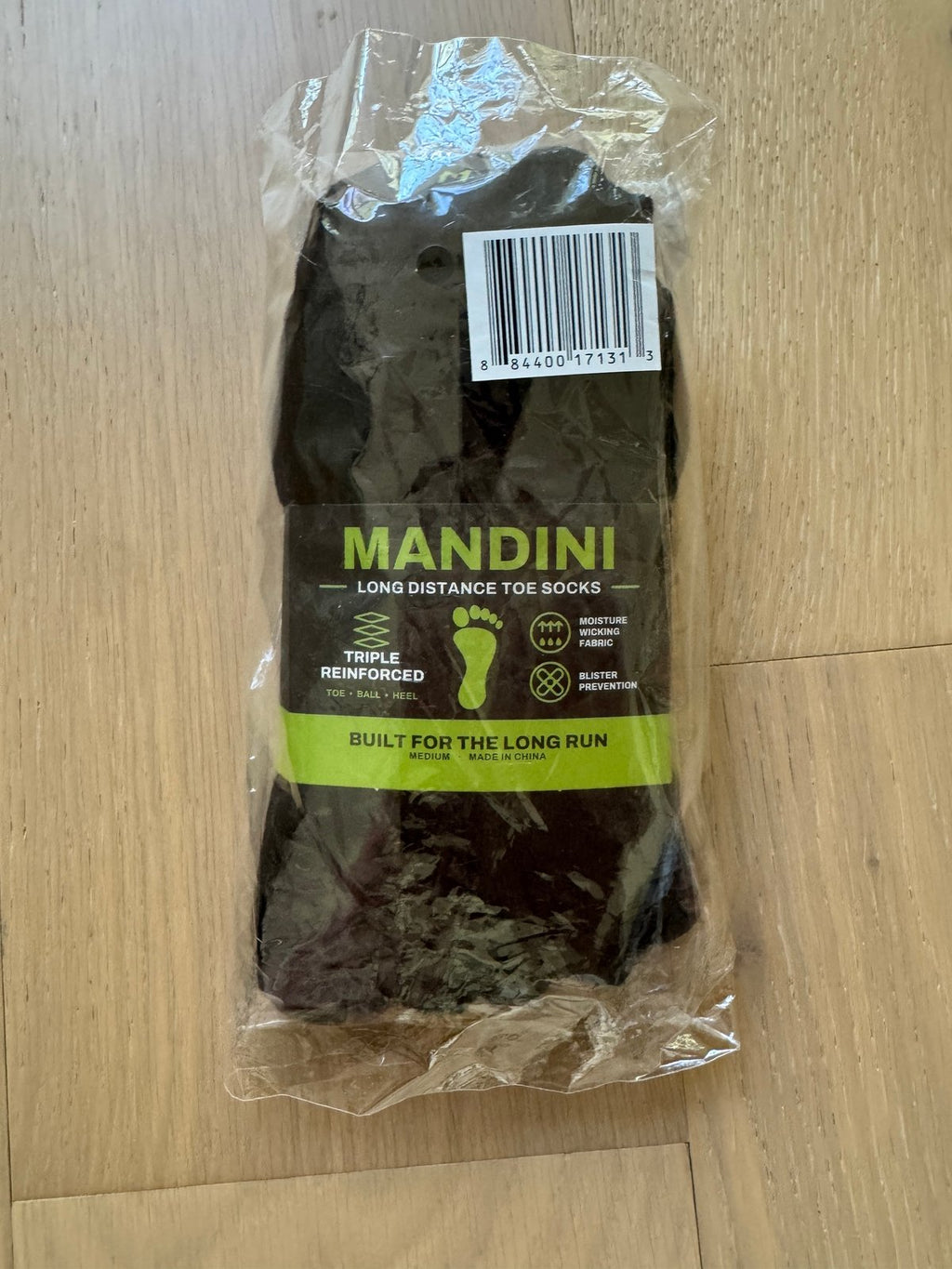 MANDINI Long Distance Toe Socks